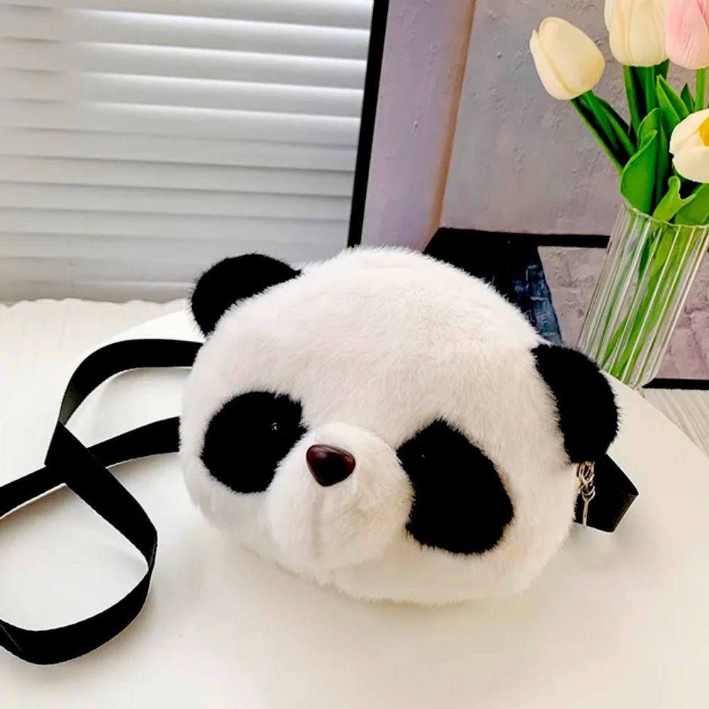 Cross Body Bag Panda Plush
